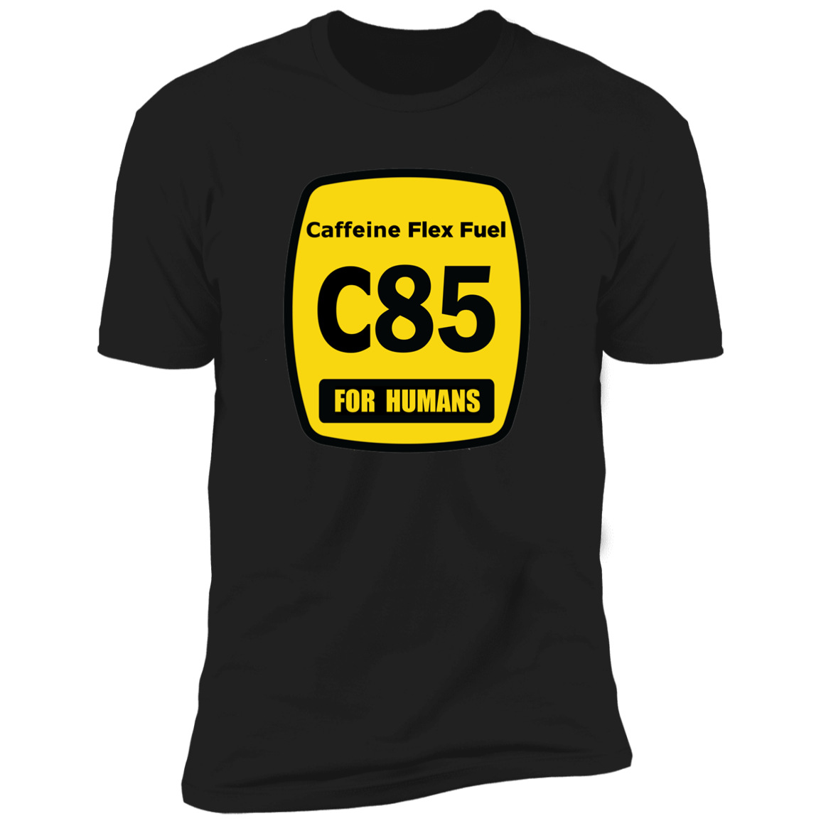 C85 Caffeine Flex Fuel Premium Short Sleeve T-Shirt